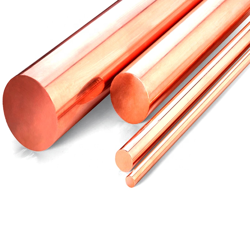 Export Higher Density 8mm 99.9% Pure Red Copper Clad Rod with Good Corrosion Resistant