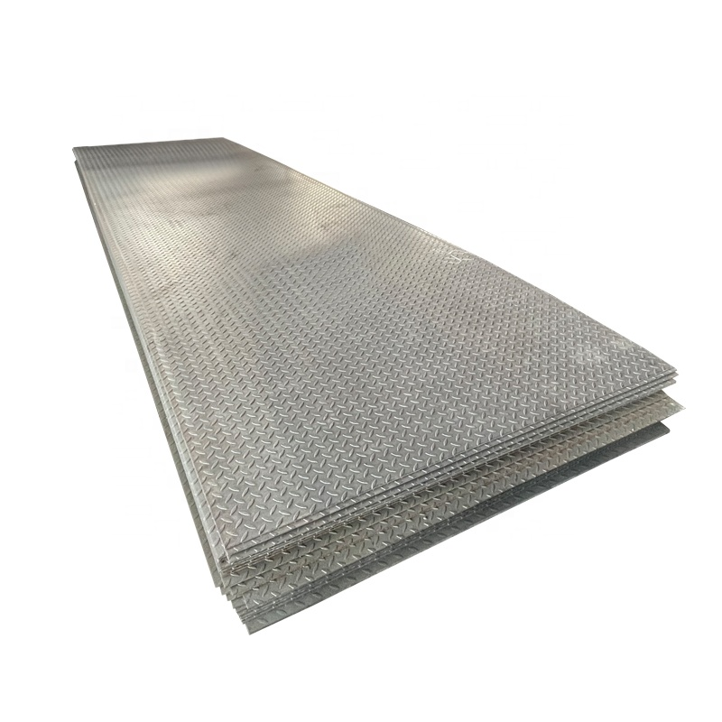 ASTM A36 Hot Rolled Black Checkered Steel Sheet Checkered Plate with low price