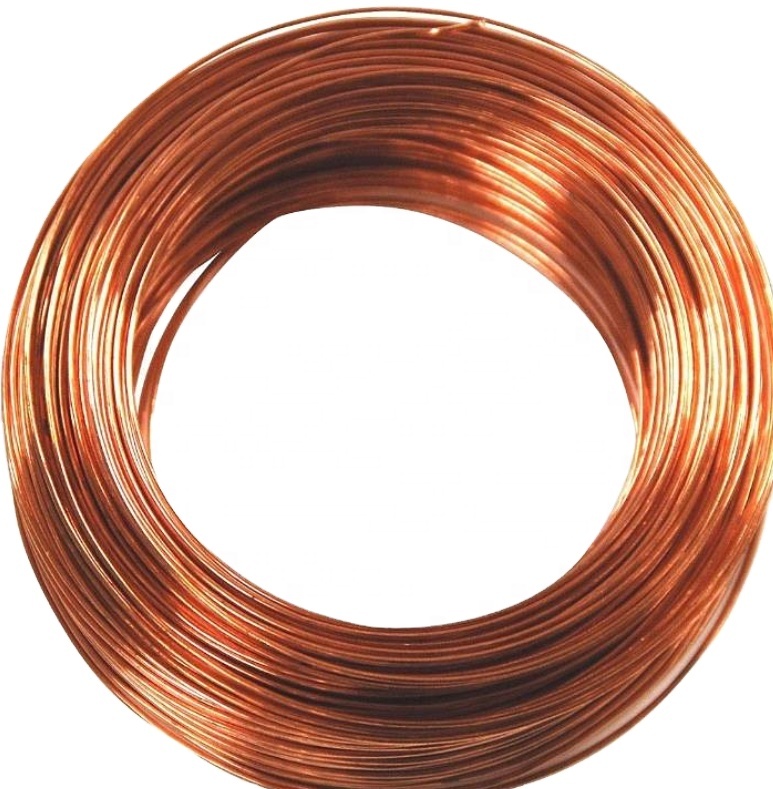 Export Factory Price High Quality 1.2mm 0.8mm Hard Drawn Annealed Bare Copper Earth Ground Wire