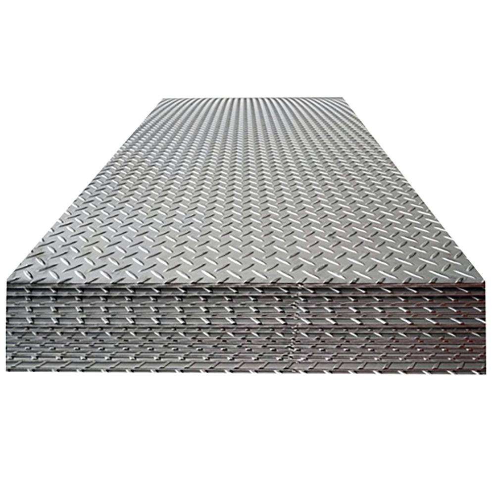 Export Hot Rolled Customized Embossing Metal Checkered Mild Steel Plate And Sheet for Steel Products Manufacturers